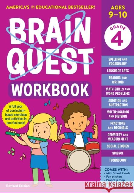 Brain Quest Workbook: 4th Grade (Revised Edition) Workman Publishing 9781523517381 Workman Publishing