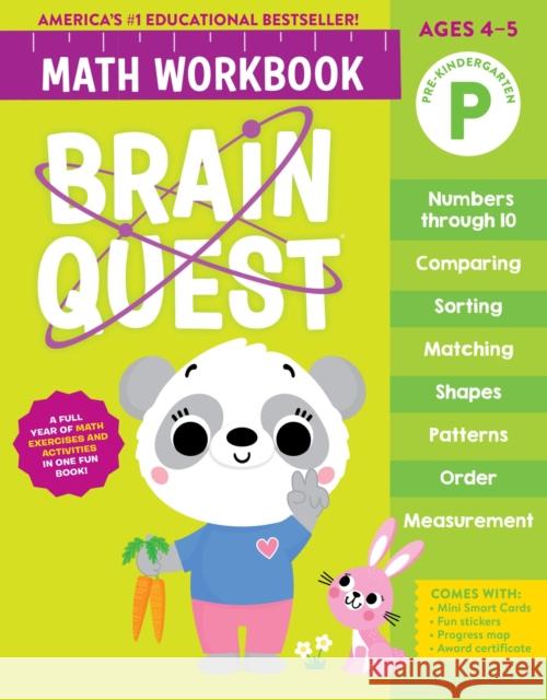 Brain Quest Math Workbook: Pre-Kindergarten Workman Publishing 9781523524204