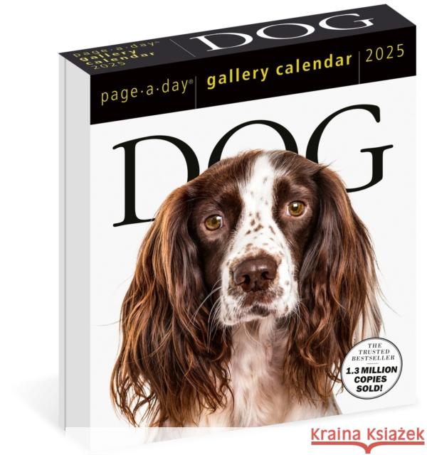 Dog Page-A-Day® Gallery Calendar 2025: An Elegant Canine Celebration Workman Calendars 9781523524952 Workman Publishing