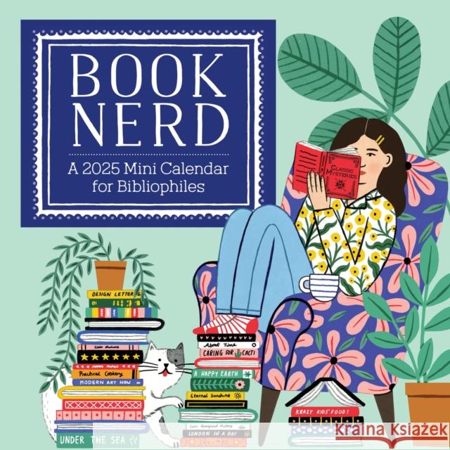 Book Nerd Mini Wall Calendar 2025 Holly Maguire Workman Calendars 9781523526628 Workman Publishing