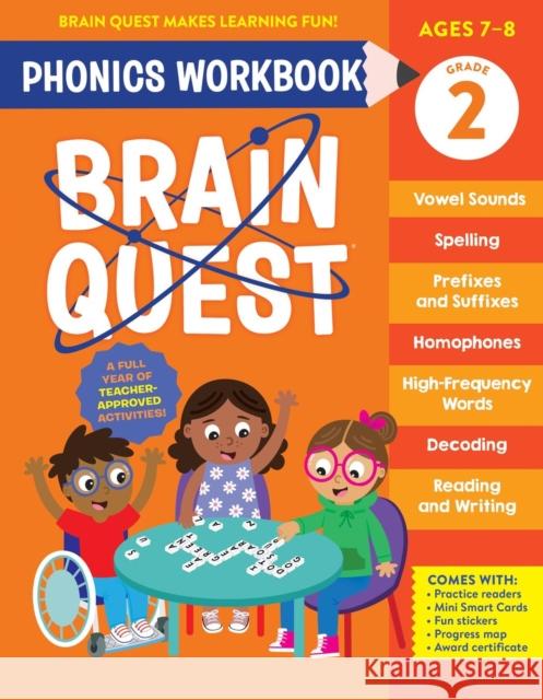 Brain Quest Phonics Workbook: Grade 2 Workman Publishing 9781523527854