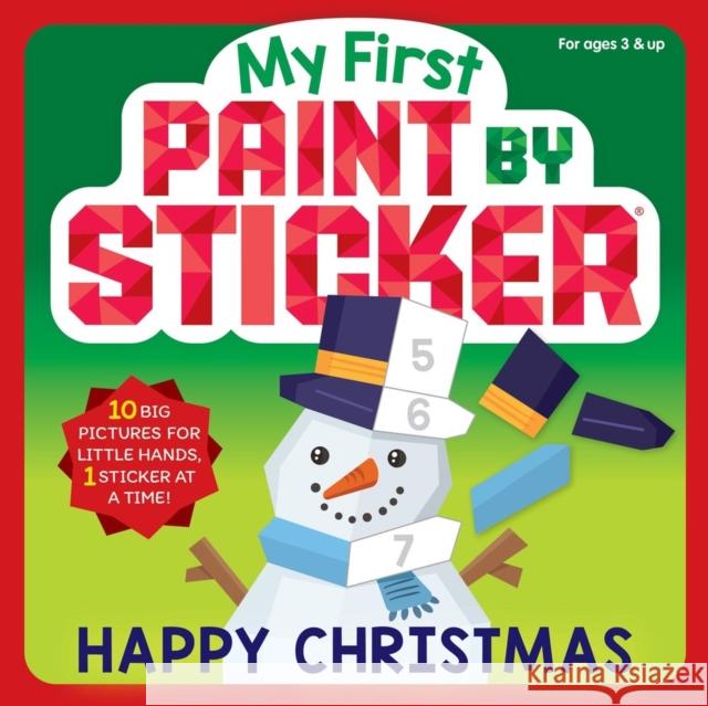 My First Paint by Sticker: Happy Christmas Workman Publishing 9781523532056 Workman Kids