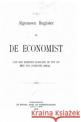 De Economist Bruyn, Jacob Leonard De 9781523693061