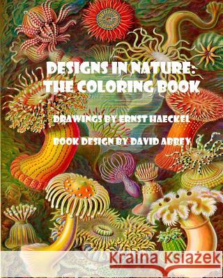 Designs in Nature: the coloring book Abbey, David 9781523694747 Createspace Independent Publishing Platform