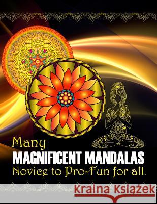 Many Magnificent Mandalas: Fun for all - beginner to pro Wilson, Robert D. 9781523700554 Createspace Independent Publishing Platform