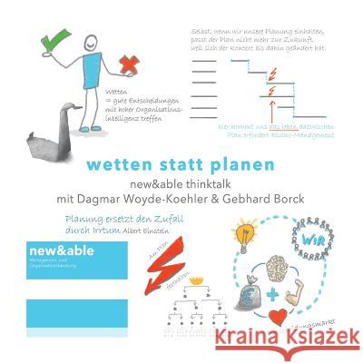 wetten statt planen: new&able thinktalk Woyde-Koehler, Dagmar 9781523891351 Createspace Independent Publishing Platform