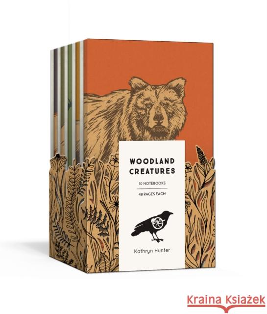 Woodland Creatures: A 10 Notebook Set Kathryn Hunter 9781524761257 Clarkson Potter Publishers
