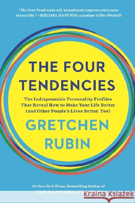 The Four Tendencies : The Indispensable Personality Profiles That Reveal How to Make Your Life Better (and Other People's Lives Better, Too) Rubin, Gretchen 9781524762414 Harmony