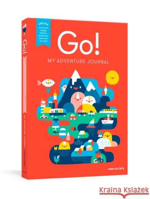 Go! Red: A Kids' Interactive Travel Diary and Journal Society Wee 9781524763022 Random House USA Inc