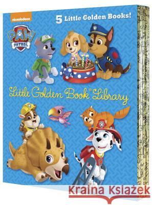 Paw Patrol Little Golden Book Library (Paw Patrol): Itty-Bitty Kitty Rescue; Puppy Birthday!; Pirate Pups; All-Star Pups!; Jurassic Bark! Various 9781524764128 Golden Books