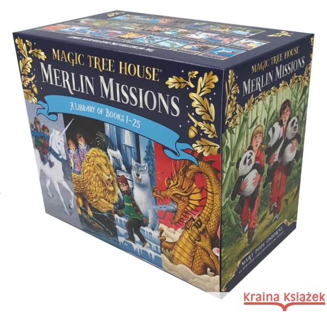 Magic Tree House Merlin Missions Books 1-25 Boxed Set Osborne, Mary Pope 9781524765248 Random House Books for Young Readers