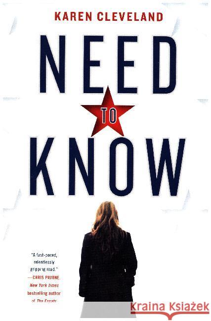 Need to Know : A Novel Cleveland, Karen 9781524797362