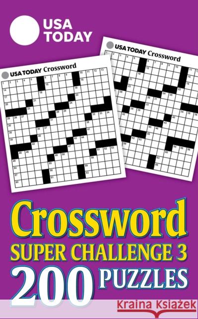 USA Today Jumbo Puzzle Book Super Challenge 3 Usa Today 9781524867195