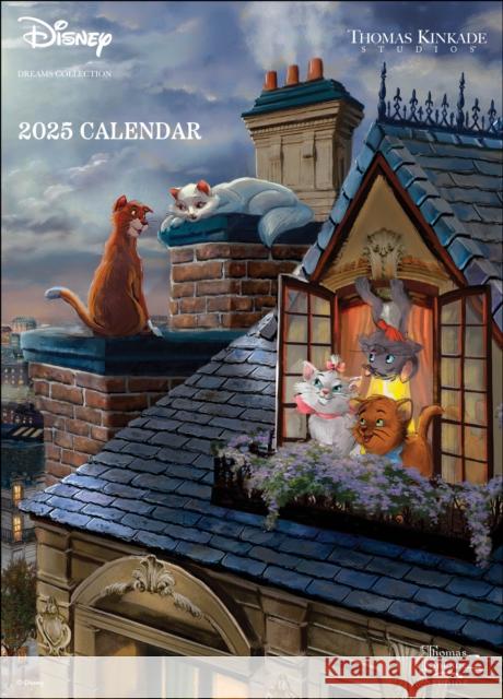 Disney Dreams Collection by Thomas Kinkade Studios: 12-Month 2025 Monthly/Weekly Engagement Calendar Thomas Kinkade 9781524889067 Andrews McMeel Publishing
