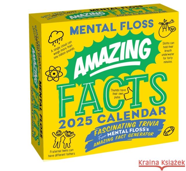 Amazing Facts from Mental Floss 2025 Day-to-Day Calendar Mental Floss 9781524889289