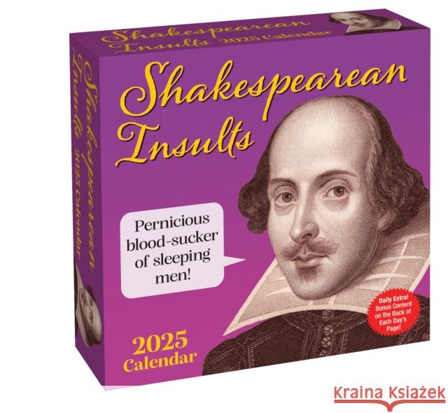 Shakespearean Insults 2025 Day-to-Day Calendar Andrews McMeel Publishing 9781524889470 Andrews McMeel Publishing