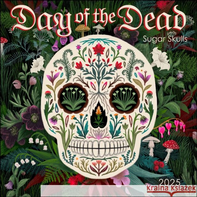 Day of the Dead 2025 Wall Calendar: Sugar Skulls Amber Lotus Publishing 9781524890872 Amber Lotus Publishing