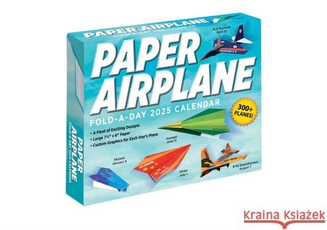 Paper Airplane 2025 Fold-A-Day Calendar David Mitchell 9781524891053