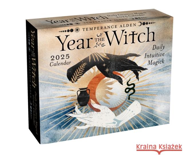 Year of the Witch 2025 Day-to-Day Calendar: Daily Intuitive Magick Temperance Alden 9781524891237 Amber Lotus Publishing