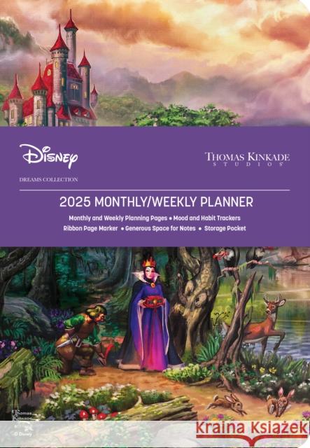 Disney Dreams Collection by Thomas Kinkade Studios 12-Month 2025 Monthly/Weekly Planner Calendar: The Evil Queen Thomas Kinkade Studios 9781524892760 Andrews McMeel Publishing