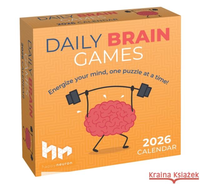 Daily Brain Games 2026 Day-to-Day Calendar: Energize your mind a puzzle at a time HappyNeuron 9781524896256 Andrews McMeel Publishing