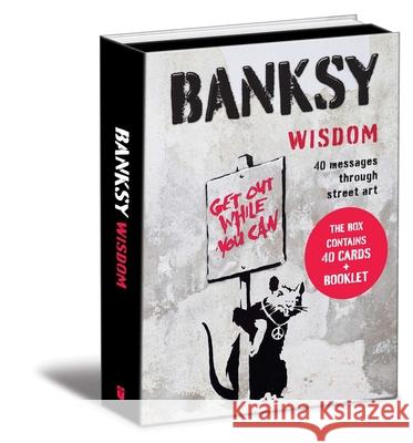 Banksy Wisdom: 40 Messages Through Street Art Giulia Manzi Sabina d 9781524896331 Andrews McMeel Publishing