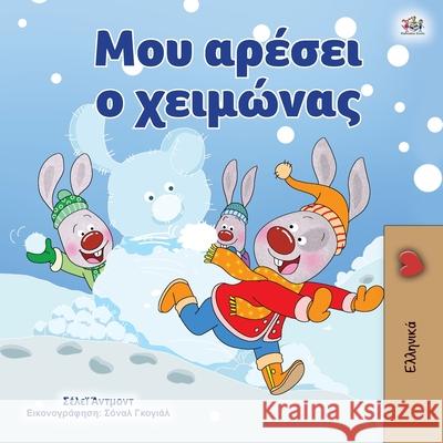 I Love Winter (Greek Book for Kids) Shelley Admont Kidkiddos Books 9781525943034 Kidkiddos Books Ltd.