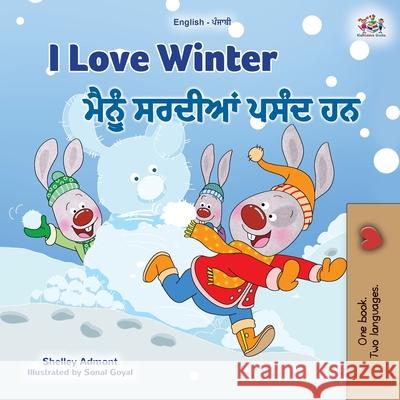 I Love Winter (English Punjabi Bilingual Children's Book - Gurmukhi) Books KidKiddos Books 9781525948589