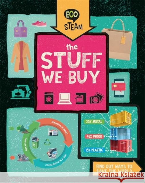 Eco STEAM: The Stuff We Buy Georgia Amson-Bradshaw 9781526307934 Hachette Children's Group