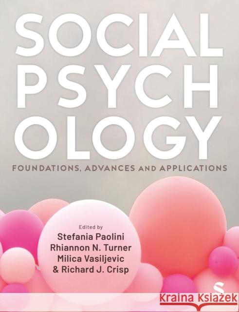 Social Psychology  9781526428134 Sage Publications Ltd