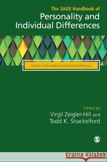 Volume II: Origins of Personality and Individual Differences Zeigler-Hill, Virgil 9781526445186 Sage Publications Ltd