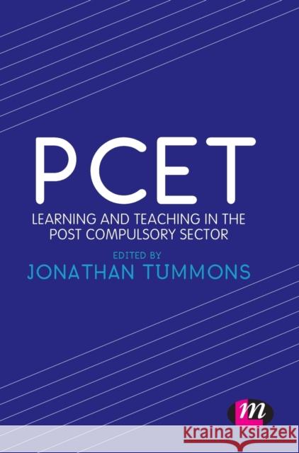 Pcet Tummons, Jonathan 9781526460219 Learning Matters