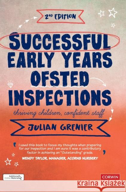 Successful Early Years Ofsted Inspections Grenier, Julian 9781526492265 Sage Publications Ltd