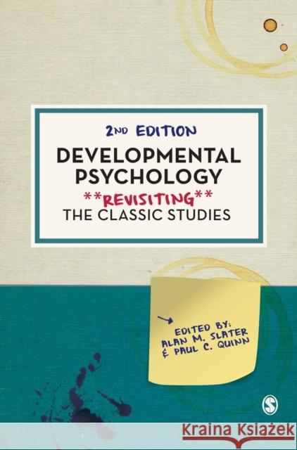 Developmental Psychology Slater, Alan 9781526496843 Sage Publications Ltd