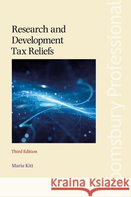 Research and Development Tax Reliefs Maria Kitt 9781526507273 Bloomsbury Publishing PLC