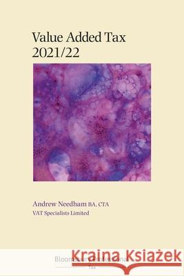 Bloomsbury Professional Vat 2021/22 Andrew Needham 9781526518231 Tottel Publishing