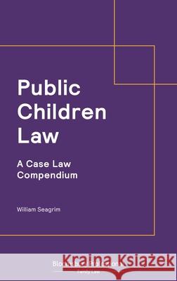 Public Children Law: A Case Law Compendium William Seagrim 9781526518705 Tottel Publishing