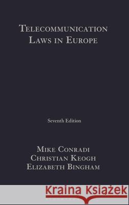 Telecommunication Laws in Europe Joachim Scherer 9781526518958 Tottel Publishing