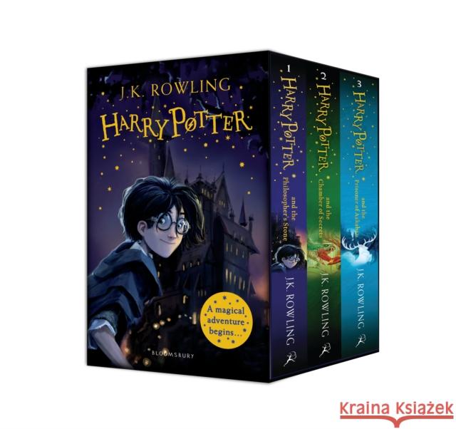 Harry Potter 1–3 Box Set: A Magical Adventure Begins J. K. Rowling 9781526620293 Bloomsbury Publishing PLC