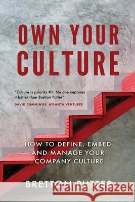 Own Your Culture: How to Define, Embed and Manage your Company Culture Bretton Putter 9781527216730