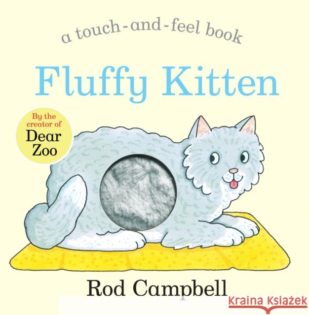 Fluffy Kitten: A Touch-and-feel Book from the Creator of Dear Zoo Rod Campbell 9781529045758