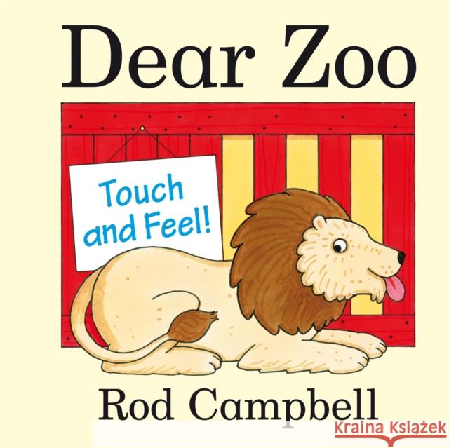 Dear Zoo Touch and Feel Book Rod Campbell   9781529051803 Pan Macmillan