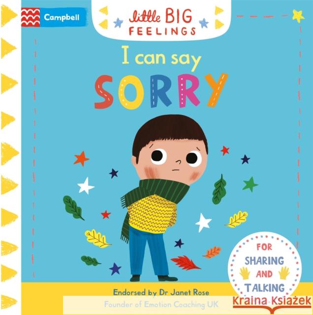 I Can Say Sorry Campbell Books 9781529060713 Pan Macmillan