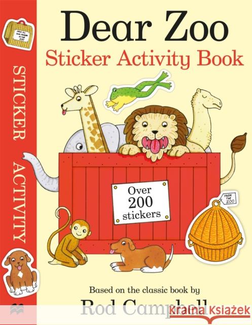 Dear Zoo Sticker Activity Book Rod Campbell 9781529074680