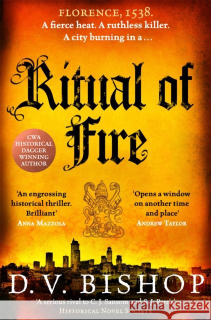 Ritual of Fire: From The Crime Writers' Association Historical Dagger Winning Author D. V. Bishop 9781529096507 Pan Macmillan