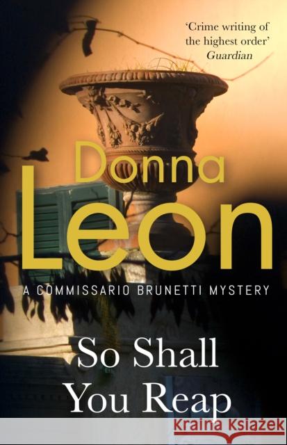So Shall You Reap Donna Leon 9781529153316