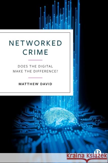 Networked Crime: Does the Digital Make the Difference? Matthew David 9781529218114 Bristol University Press