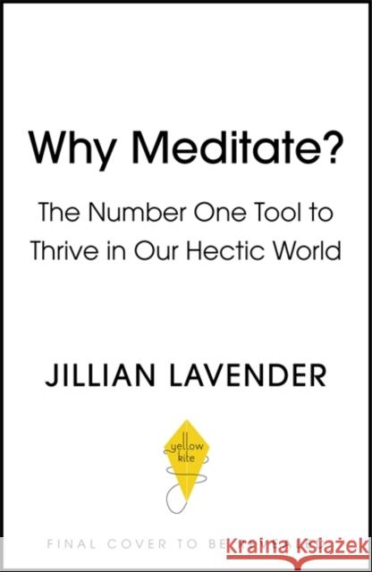 Why Meditate? Because it Works Jillian Lavender 9781529356915