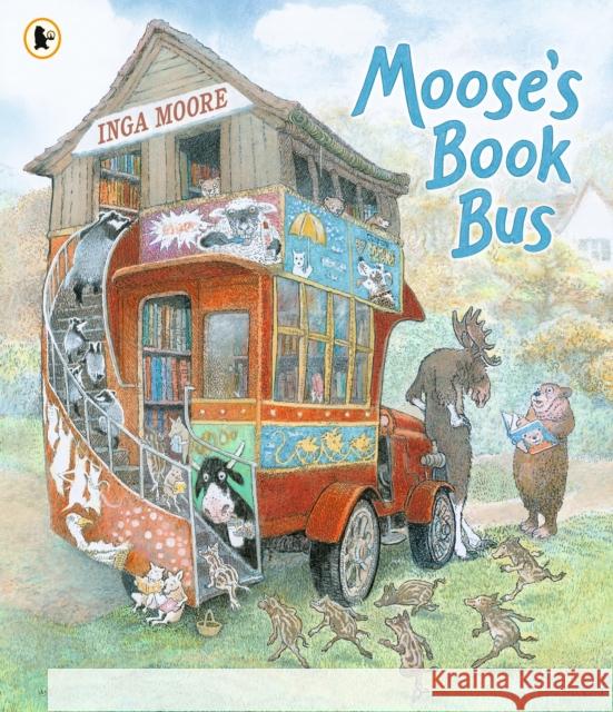 Moose's Book Bus Inga Moore 9781529504200 Walker Books Ltd