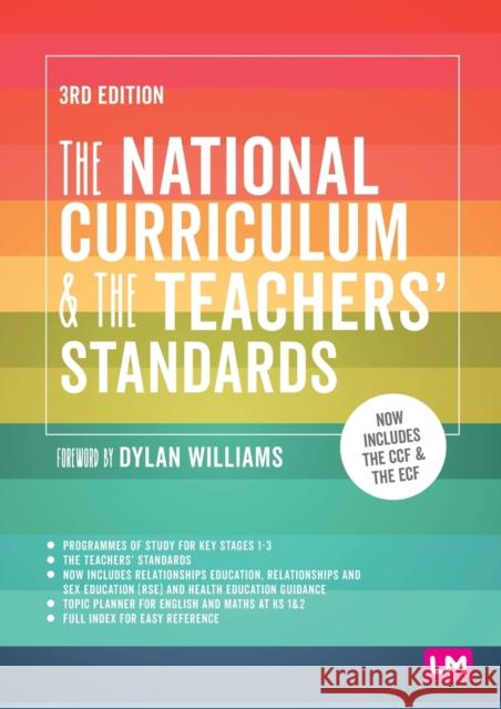 The National Curriculum and the Teachers' Standards Learning Matters 9781529623833 SAGE Publications Ltd